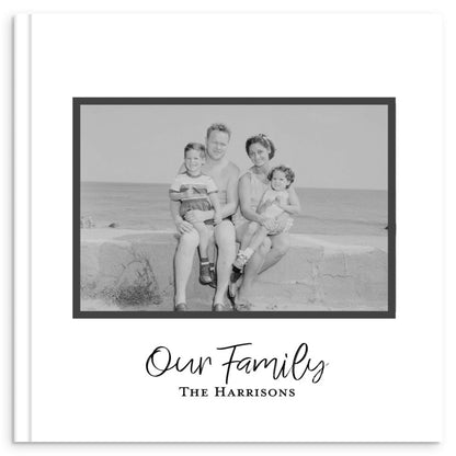 customisable family photo book
